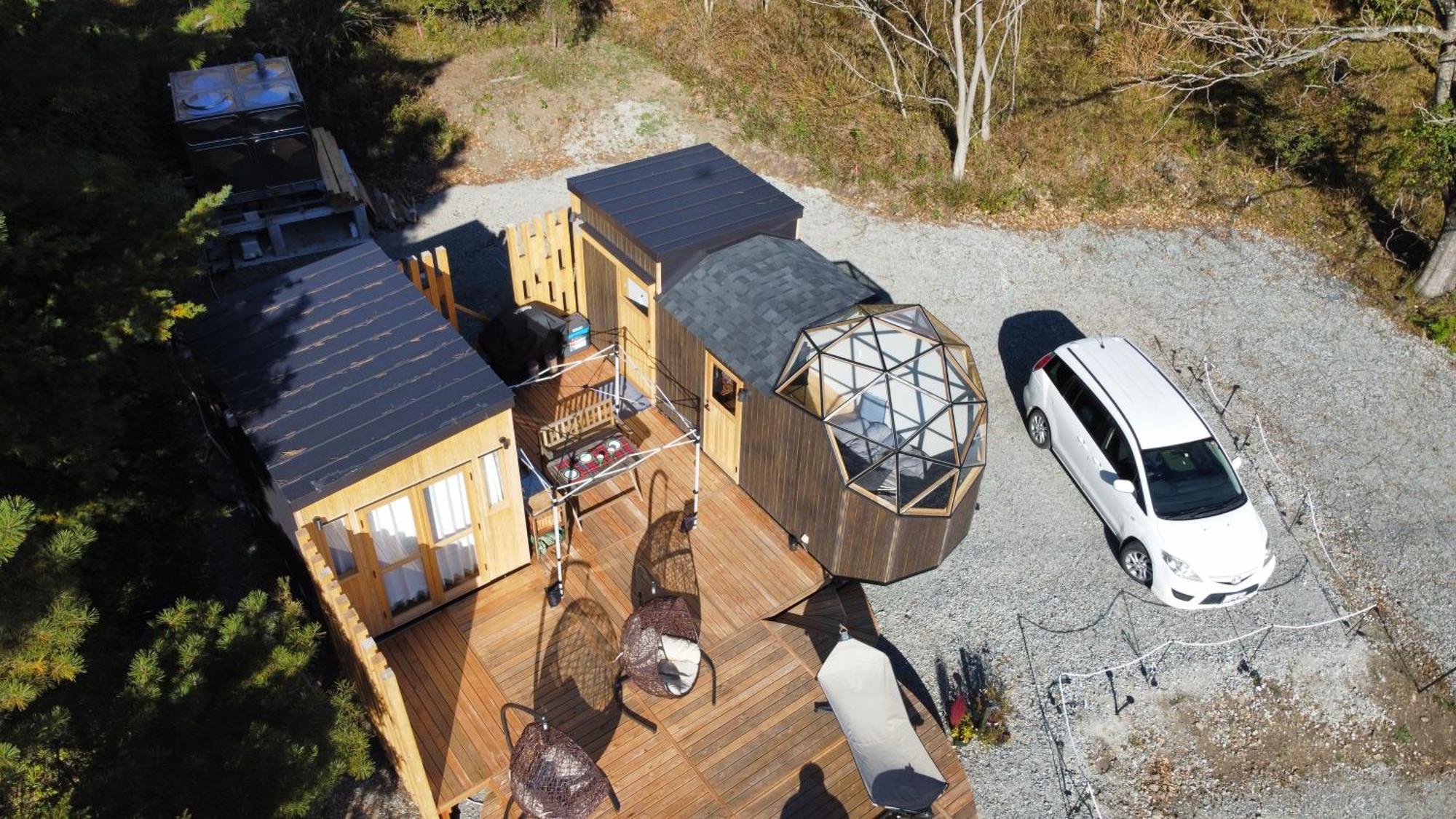 Fuji Dome Glamping Hotel Fujikawaguchiko Exterior photo