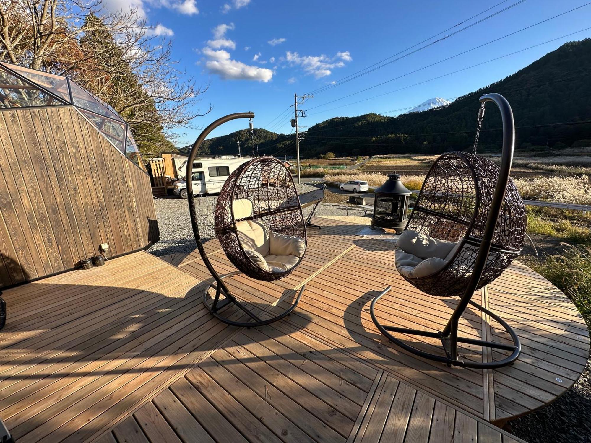 Fuji Dome Glamping Hotel Fujikawaguchiko Exterior photo