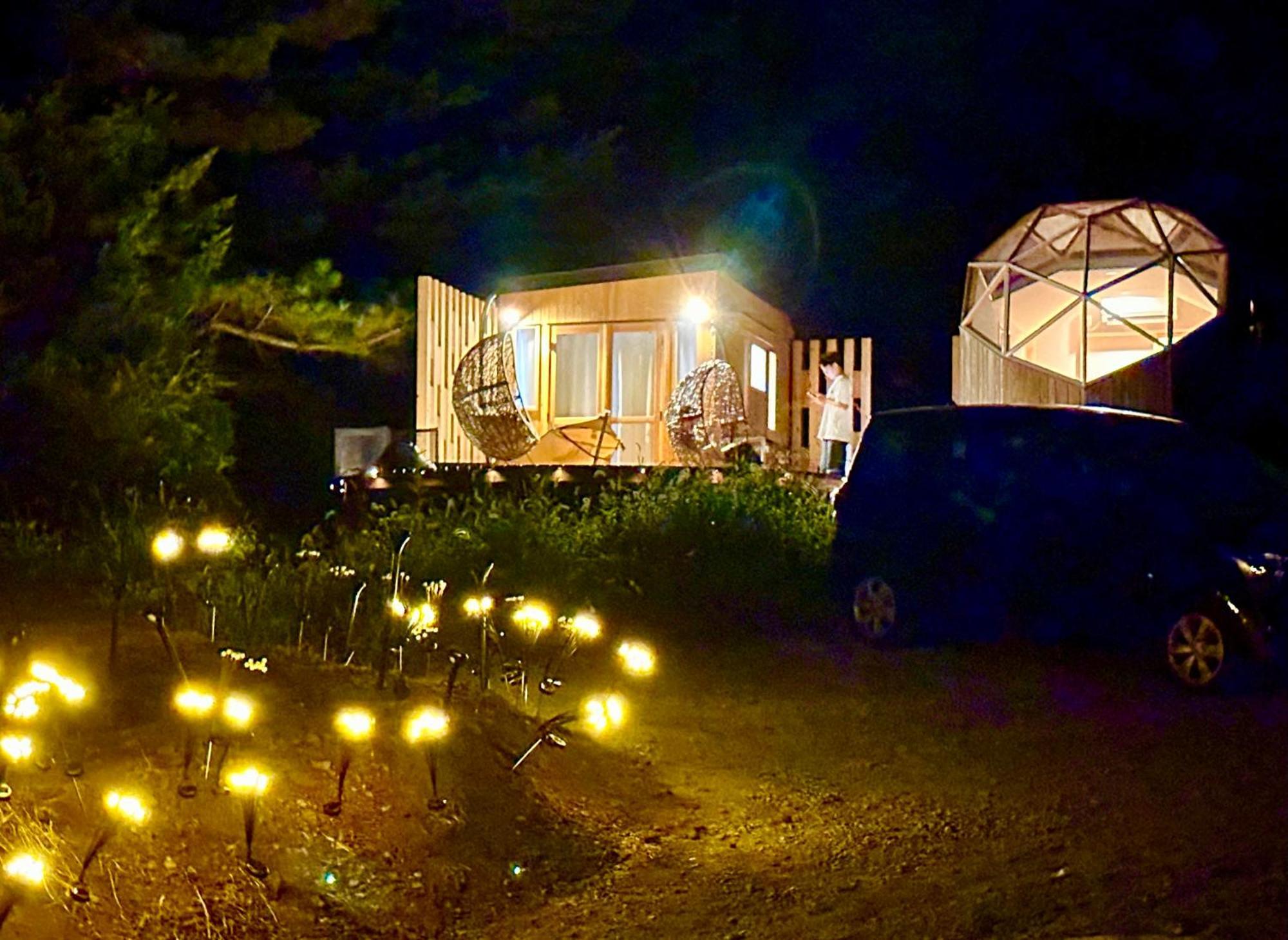 Fuji Dome Glamping Hotel Fujikawaguchiko Exterior photo