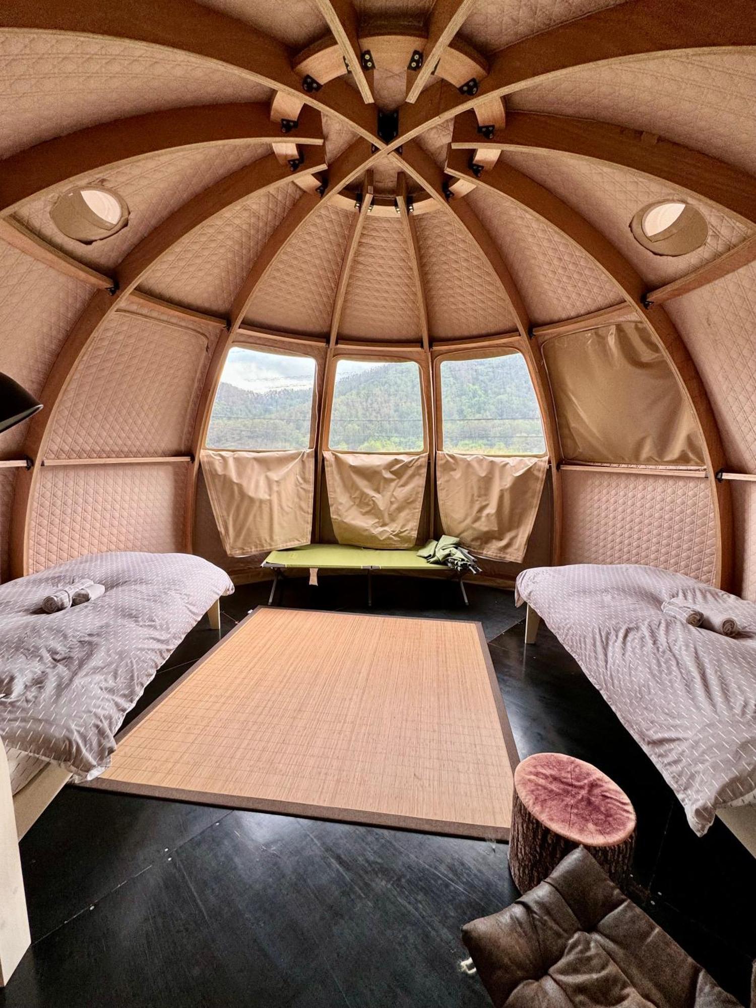 Fuji Dome Glamping Hotel Fujikawaguchiko Exterior photo