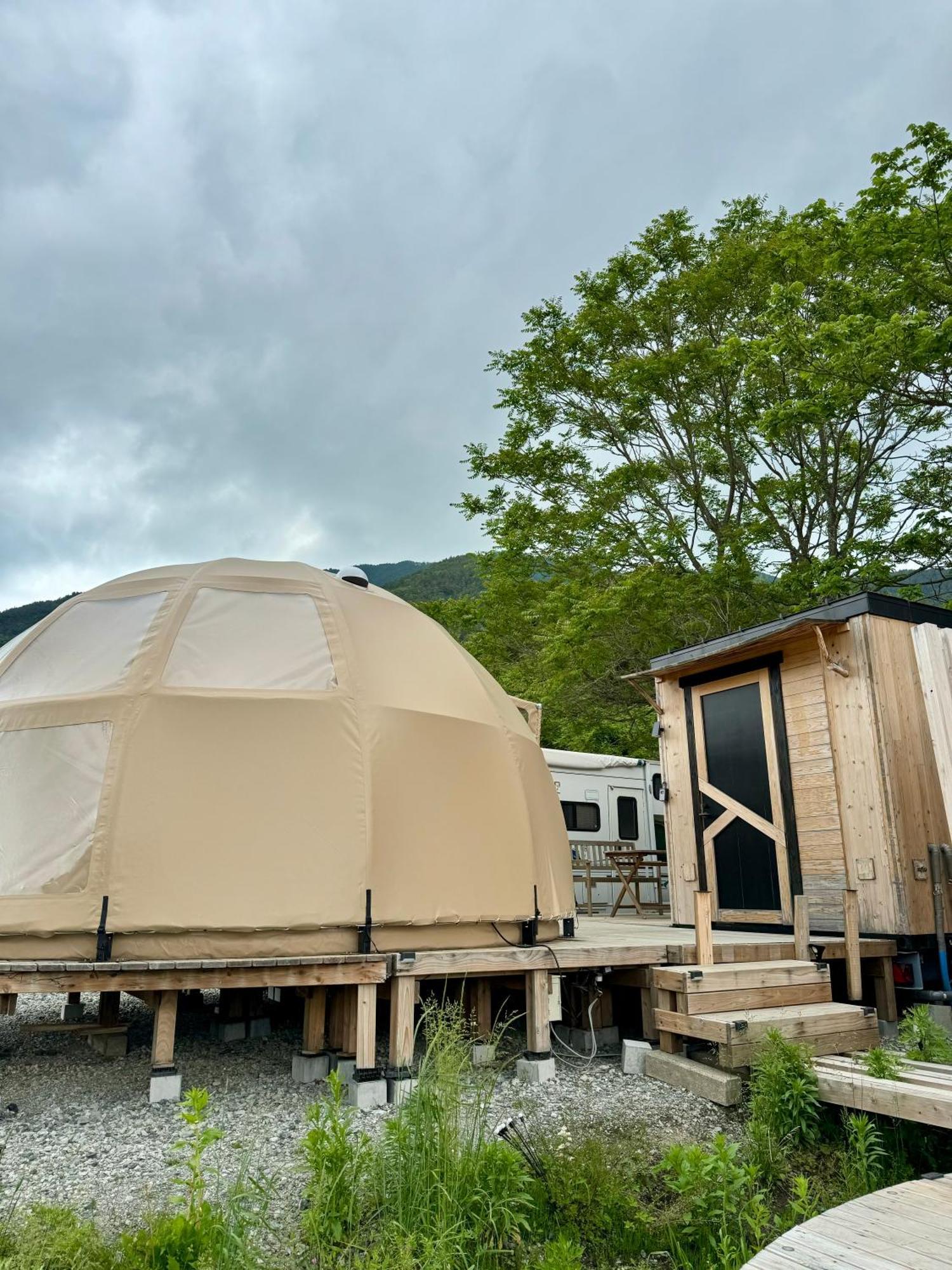 Fuji Dome Glamping Hotel Fujikawaguchiko Exterior photo